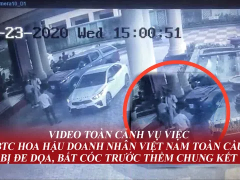 Video toàn cảnh: Phó BTC Hoa Hậu Doanh Nhân Việt Nam Toàn Cầu bị đe doạ giết cả nhà tại Đà Nẵng
