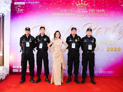 Người đẹp Truyền thông Nguyễn Thị Hoa tham dự đêm tiệc tri ân Hoa hậu Doanh nhân Việt nam Toàn cầu