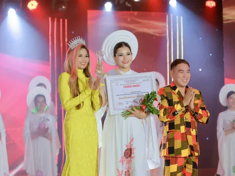 Doanh nhân Văn Ngọc Anh đạt danh hiệu Người Đẹp Áo Dài - Hoa hậu Doanh nhân Việt Nam Toàn cầu 2024