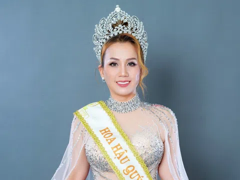 Hoa hậu quý bà Nguyễn Quế Trang đẹp lộng lẫy trong bộ ảnh mới sau đăng quang