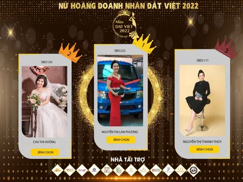 CEO Lan Phương tiếp tục dẫn đầu đường đua "Nữ hoàng được yêu thích nhất 2022"