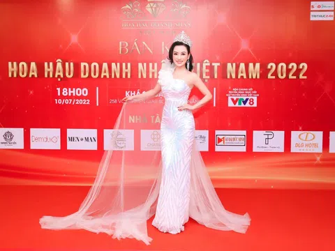 Hoa hậu Vũ Ngọc Anh chia sẻ sau đêm bán kết Hoa hậu Doanh nhân Việt Nam 2022