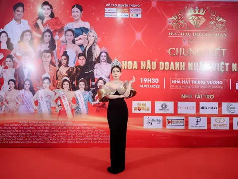 Hoa hậu Trần Thị Ái Loan quyền lực trên hàng ghế giám khảo Hoa hậu Doanh nhân Việt Nam 2022