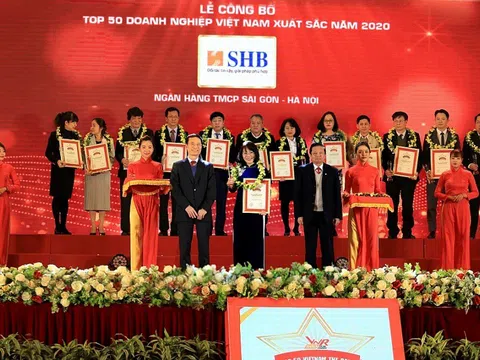 SHB lọt Top 50 doanh nghiệp xuất sắc nhất Việt Nam