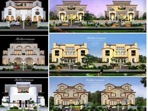 Phong cách kiến trúc Địa Trung Hải trong BST "999 Luxury Villa Styles"của công ty SVA