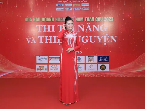 Quỹ thiện nguyện Hoa hậu Doanh nhân Việt Nam Toàn cầu 2022 hân hạnh nhận được sự đồng hành của thí sinh Nguyễn Thị Hoàng Ánh