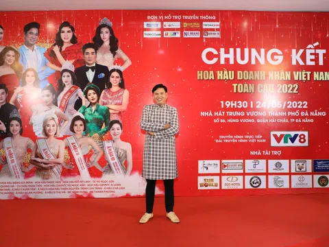 NTK Đức Minh tài trợ áo dài cho đêm chung kết cuộc thi Hoa hậu Doanh nhân Việt Nam Toàn cầu 2022