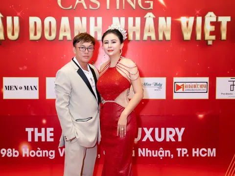 Hoa hậu thiện nguyện Lý Kim Ngân đẹp sang trọng tại casting Hoa hậu Doanh nhân Việt Nam 2022