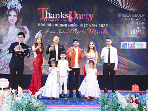 Lộng lẫy đêm Thanks Party & Debut của tân Hoa hậu Mạc Thị Minh