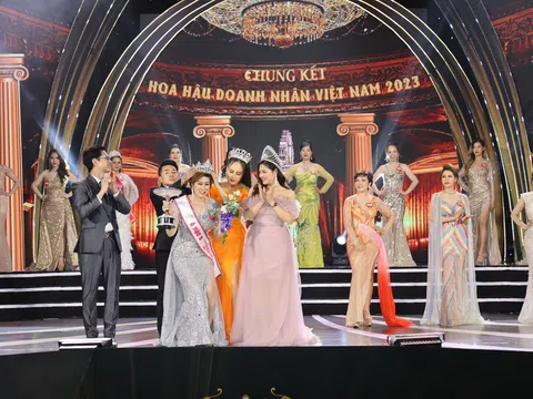 Ngôi vị Á hậu 3 cuộc thi Hoa hậu Doanh nhân Việt Nam 2023 gọi tên doanh nhân Hoàng Thị Thuyết