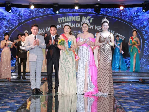 Doanh nhân Trần Thị Thái Hòa chính thức được gọi tên cho danh hiệu Á hậu 3 Hoa hậu Doanh nhân Du lịch Việt Nam 2023