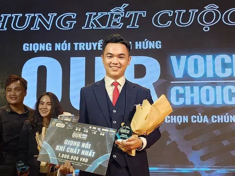 Thí sinh Nhật Nam xuất sắc giành ngôi vị Giọng nói Khí chất tại Our Voice - Our Choice 2023
