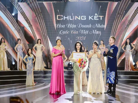 Doanh nhân Nguyễn Hiền Trang đăng quang Á hậu 3 Hoa hậu Doanh nhân Quốc gia Việt Nam 2024