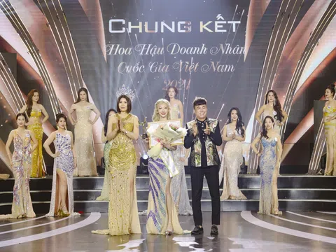Doanh nhân Dương Thị Mỹ Uyên xuất sắc giành giải Người đẹp dạ hội Hoa hậu Doanh nhân Quốc gia Việt Nam 2024