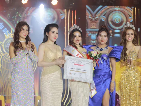 Doanh nhân Nguyễn Thị Thủy đăng quang Á hậu 1 Hoa hậu Doanh nhân Việt Nam Toàn cầu 2024