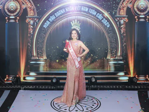 Trần Thị Cẩm Thơ đạt ngôi vị Á hậu 3 và giải Người đẹp được yêu thích nhất tại Hoa hậu Doanh nhân Việt Nam Toàn cầu 2024
