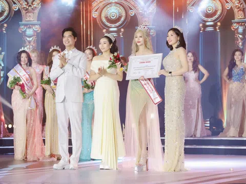 Dương Thị Mỹ Uyên đã xuất sắc giành vị trí Á hậu 2 tại cuộc thi Hoa hậu Doanh nhân Việt Nam Toàn cầu 2024