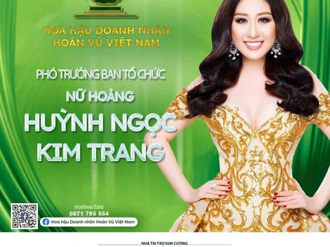 Bổ nhiệm Nữ hoàng Huỳnh Ngọc Kim Trang làm Phó trưởng Ban tổ chức Hoa hậu Doanh nhân Hoàn vũ Việt Nam 2024