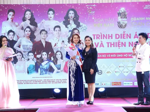 Hoàng Thị Minh Hằng ủng hộ quỹ từ thiện "Thương về miền Trung" của Hoa hậu Doanh nhân Việt Nam Toàn cầu 2020