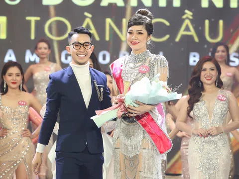NTK Tom Kara tài trợ trang phục dạ hội đêm chung kết Hoa hậu Doanh nhân Việt nam Toàn cầu 2020