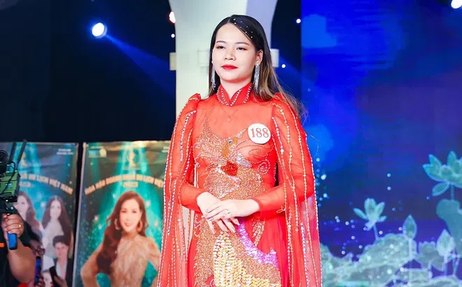 Lê Thị Hải chủ nhân danh hiệu Người đẹp dạ hội Hoa hậu Doanh nhân Du lịch Việt Nam 2023